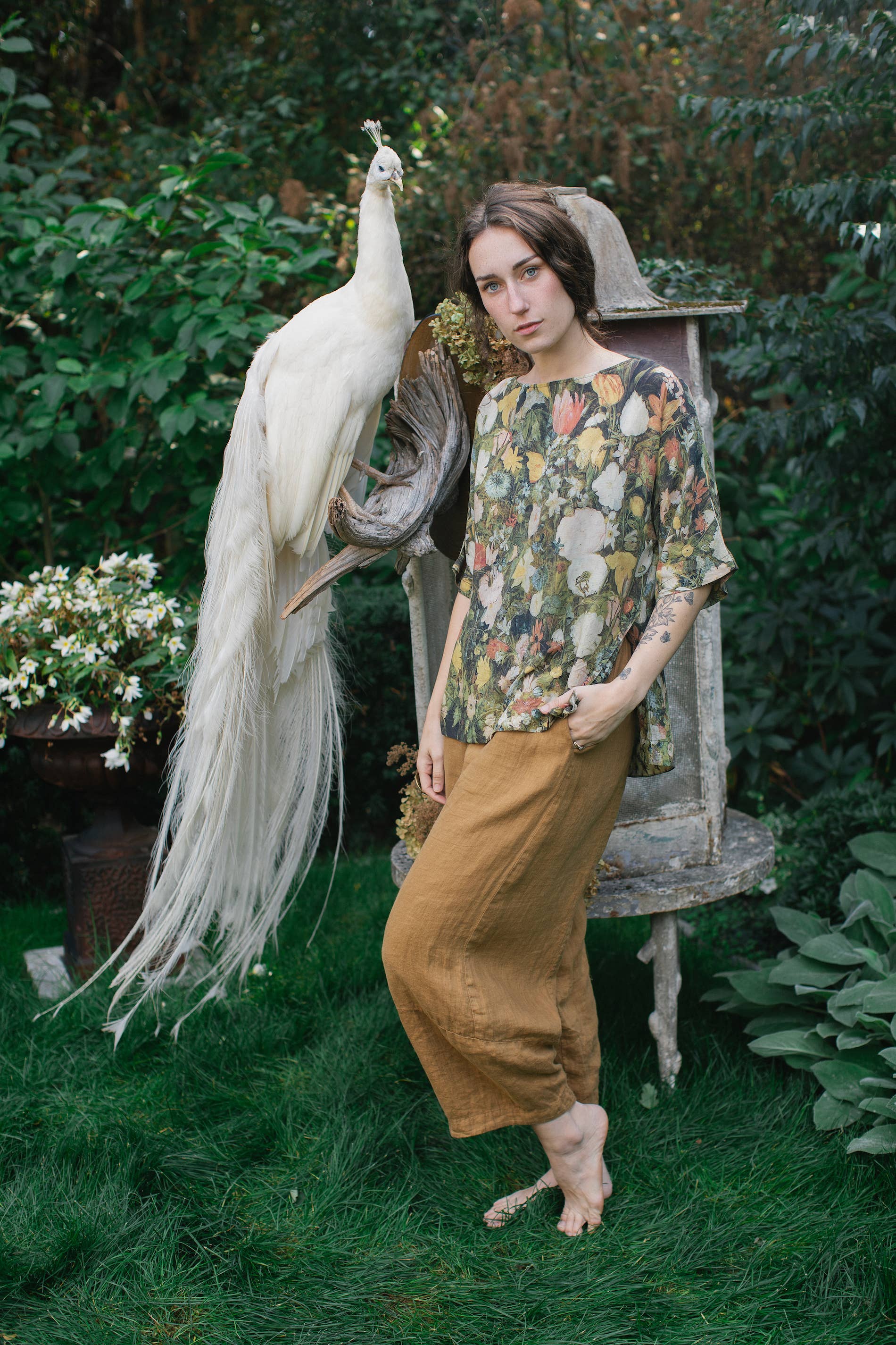 Market of Stars - I Dream in Flowers Tee Luxe Bamboo / Tunic Shirt