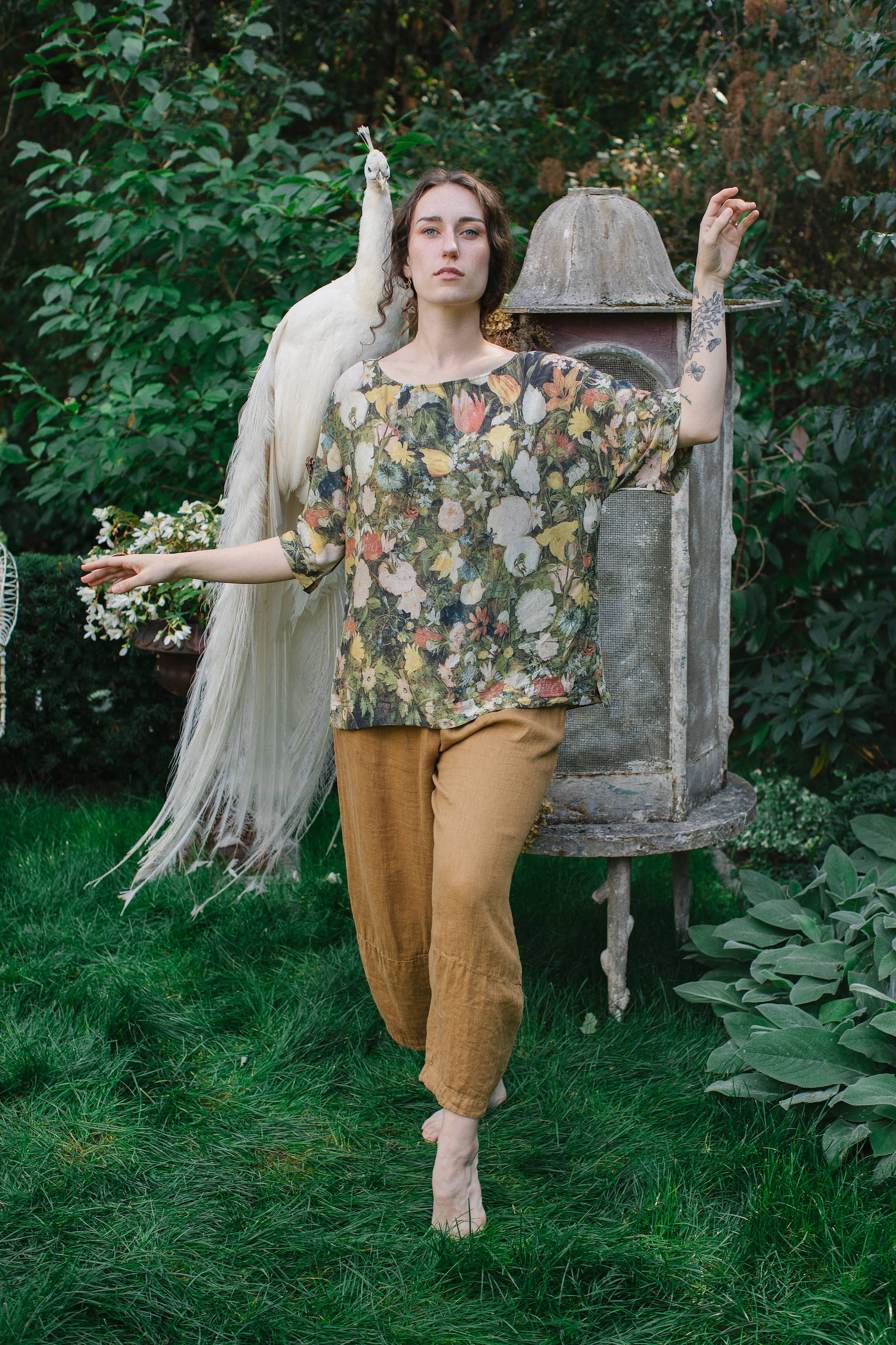 Market of Stars - I Dream in Flowers Tee Luxe Bamboo / Tunic Shirt