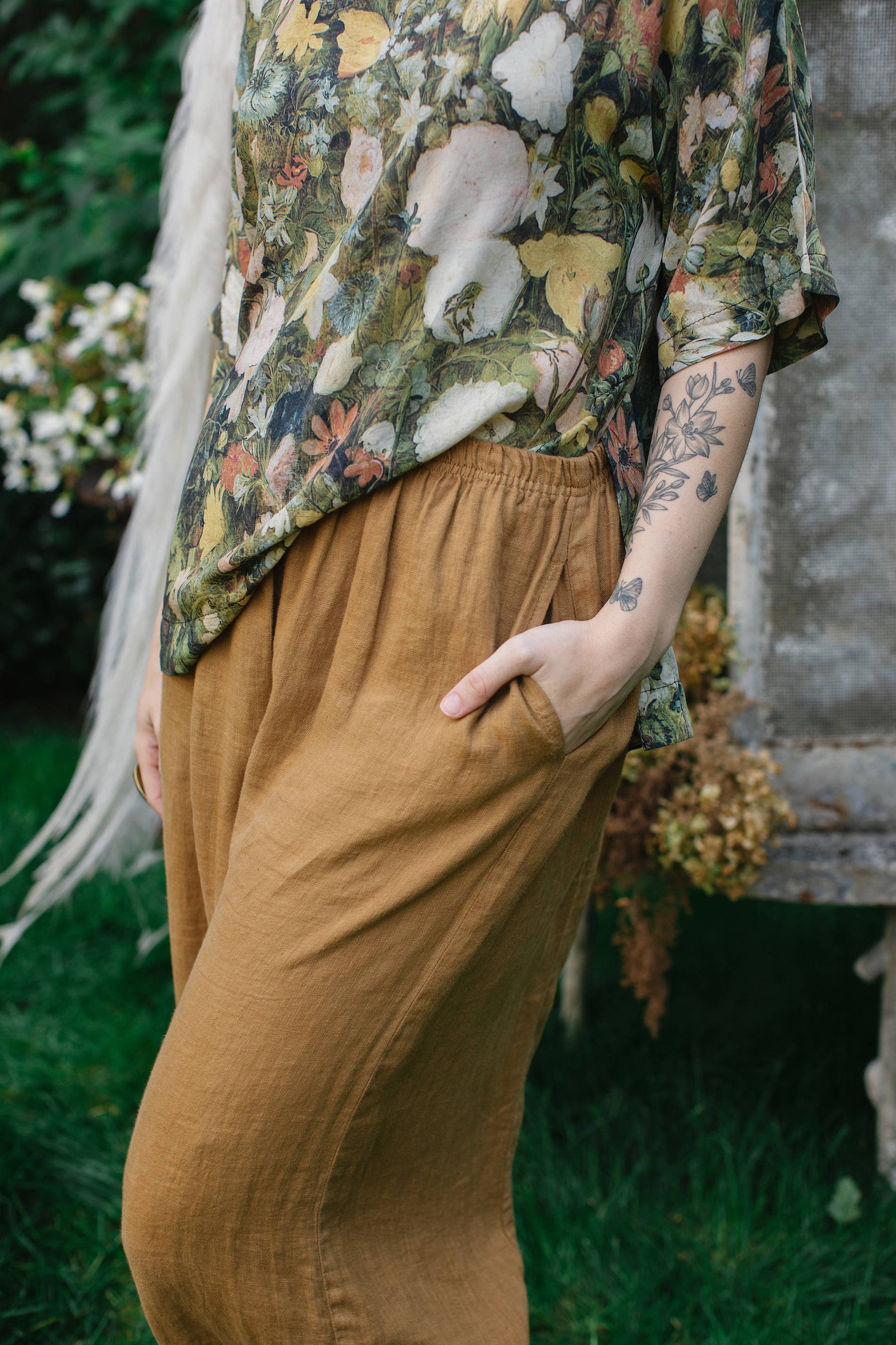 Market of Stars - I Dream in Flowers Tee Luxe Bamboo / Tunic Shirt